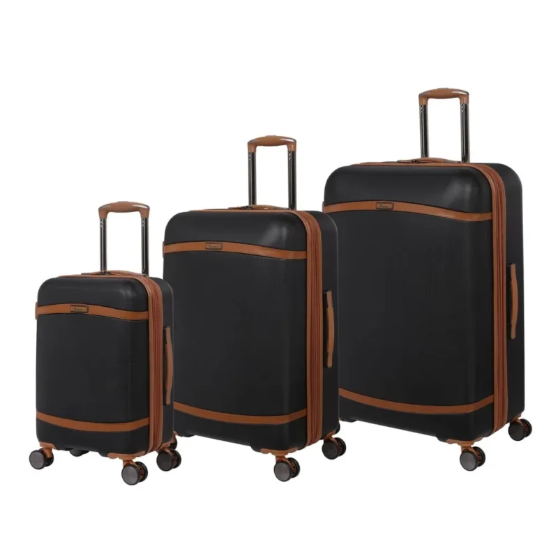 The Charme Hardside | Elegant Leather-Accent Spinner