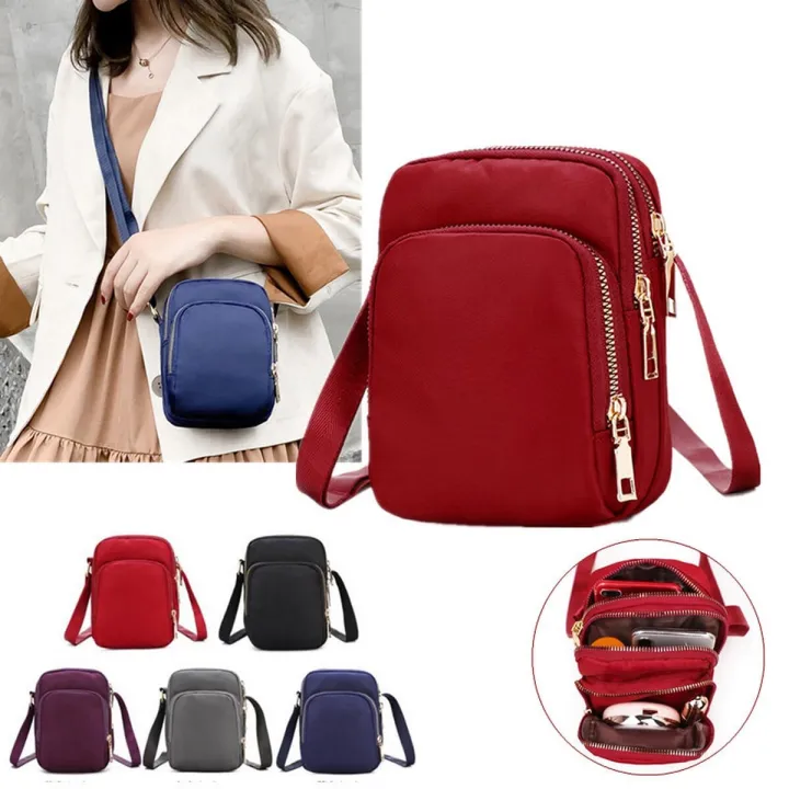 Lkeep Fashion Women Crossbody Zipper Phone Shoulder Bag Lady Female Multifunction Handbag Wrist Purse New Hot 2024