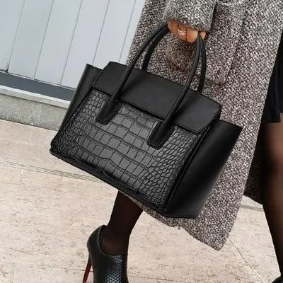 New Luxury Handbags Women Bags Designer Leather Bags Women Stone Print Fashion Handbag Famous Brands Crossbody Bag High Grade